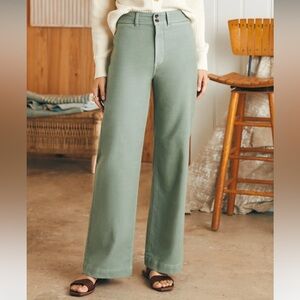 Faherty stretch terry Harbor pant, size 24